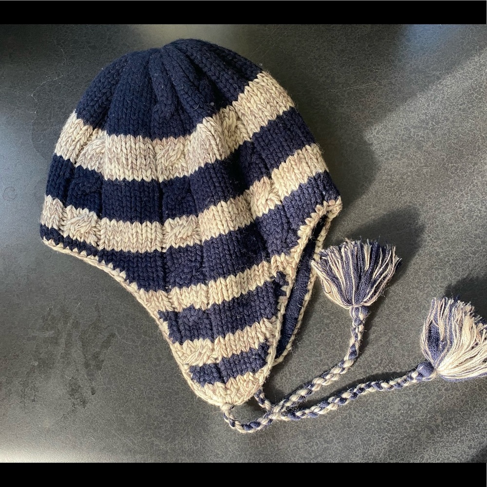 Winter trapper hat - fleece lined. Warm!